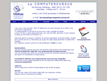 Tablet Screenshot of opcomputercursus.nl